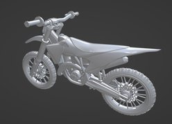 Motorcycle 3D in Blender  PRINT 3D