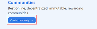 How to create a community on Ecency?