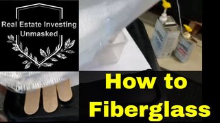How to Fiberglass Stuff to Make Repairs