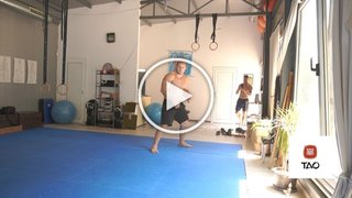 Flip action at Tao - Movement School