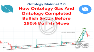 Ontology Mainnet 2.0 How Ontology Gas And Ontology Completed Bullish Setup Before 190% Bullish Move