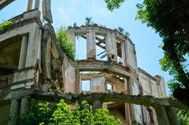 The Decayed Beautiful House of Aghasi Khanjyan in Dilijan, Armenia