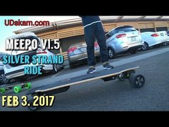 Meepo v1.5 Electric Skateboard - Silver Strand Bayside Bikeway