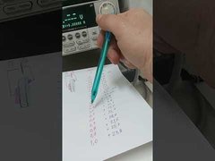 Característica I-V con conexión directa e inversa de una unión p-n de semiconductores