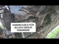 Fluid and filter change on a 62TE Chrysler Transmission