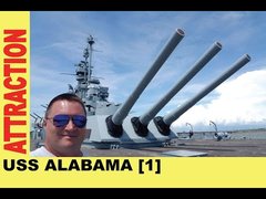 USS Alabama [Part1] World War 2 battleship United States Navy big guns