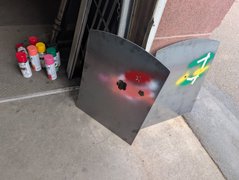 Some Paint And Stencil Work and a Stack of Aluminum!  My Actifit Report Card: July 11 2025