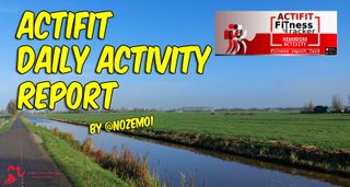 Easy Friday - My Actifit Report Card: April 10 2026