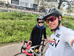 First #cycling with my son: March 21 2026