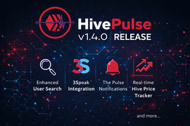 HivePulse v1.4.0: The Heartbeat of Hive Gets Stronger! ✨ Real-time Prices, User Notifications & More