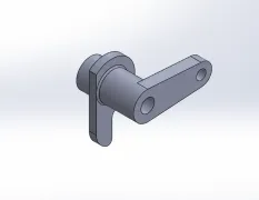 Model Offset Trip Lever in SolidWorks