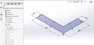 Model Guide Link in SolidWorks