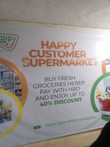 I visited Happy Customer Supermarket & paid Hive Dollars & here is my review