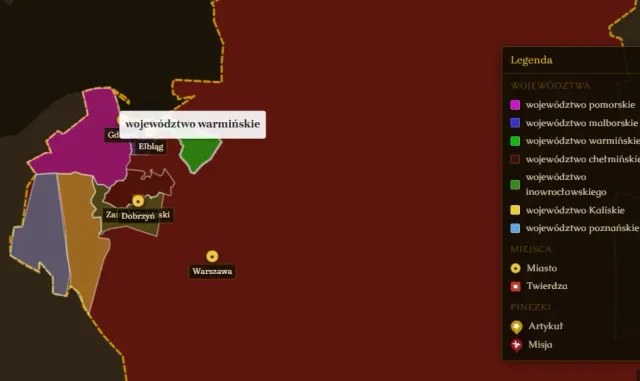 mapa sarmacji w budowie