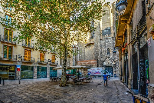Gótico, Barcelona, Por La Mañana