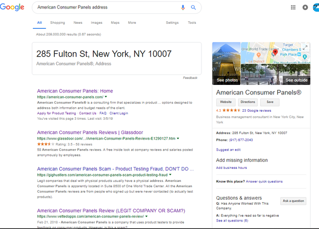 Fulton St. according to Google