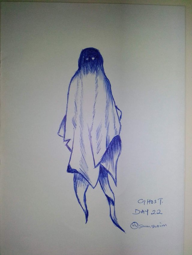 Inktober Ghost