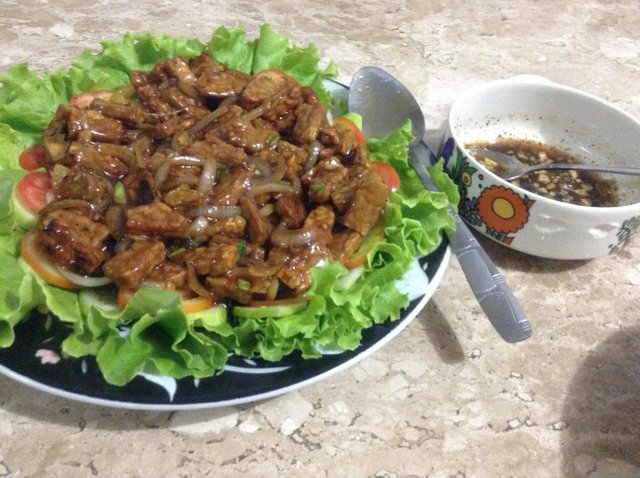 Lok Lak Tempeh