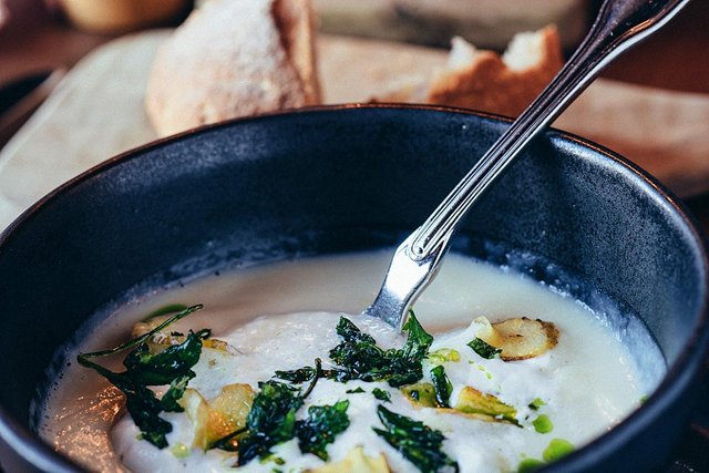 Jerusalem artichoke soup