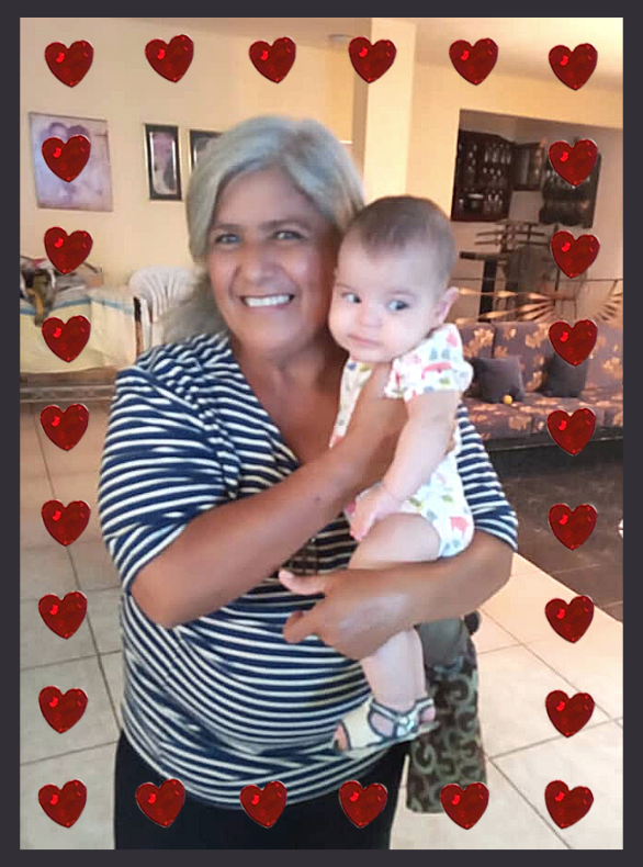 Mommy and Sofía, made in Canva Pro