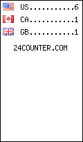 visitors by country counter