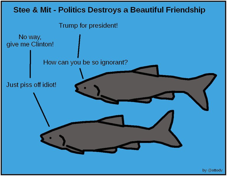 Stee & Mit Politics Destroys a Beautiful Friendship