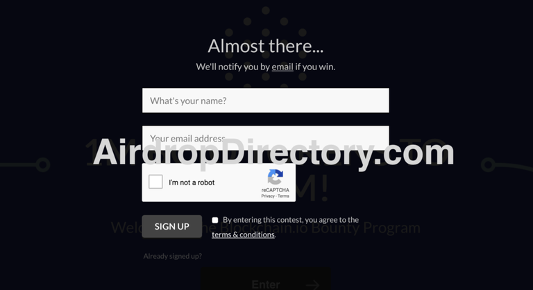 Blockchain_io Airdrop Tutorial 2