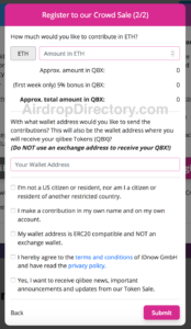 Qiibee Airdrop Tutorial 2
