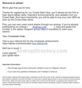 Qiibee Airdrop Tutorial 4