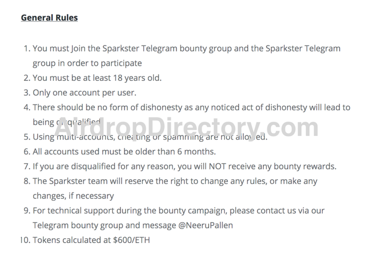 Sparkster Airdrop Tutorial 11.2