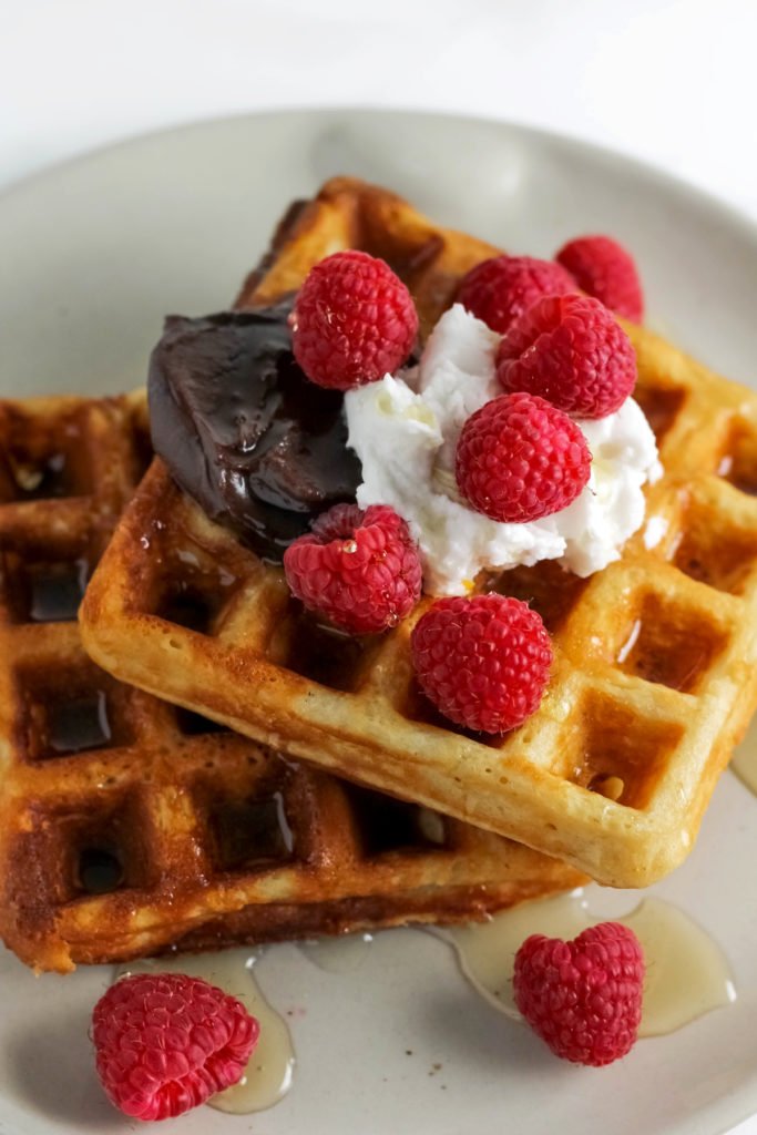 Crispy Whole Wheat Belgian Waffles 