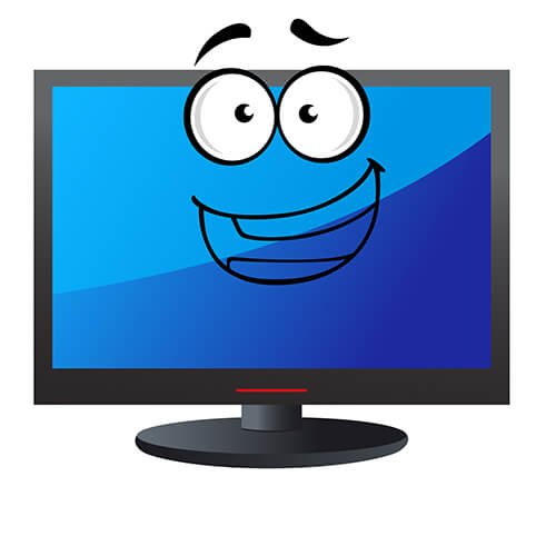 Image result for computer screen with smiley