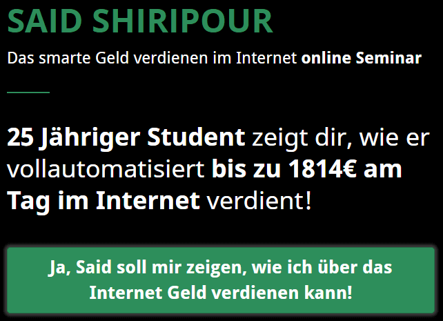 Evergreensystem 3.0 von Said Shiripour - Review - Test - Erfahrungen