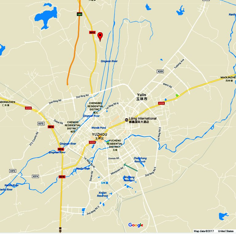 GaoShanCun map