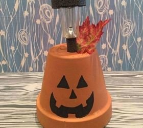  " " \"flower pot to solar pumpkin\"""