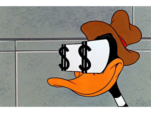 Daffy Duck Money Eyes