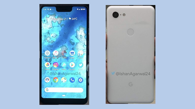 Google Pixel 3 XL leak