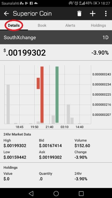 Adding SUP to Blockfolio App 7