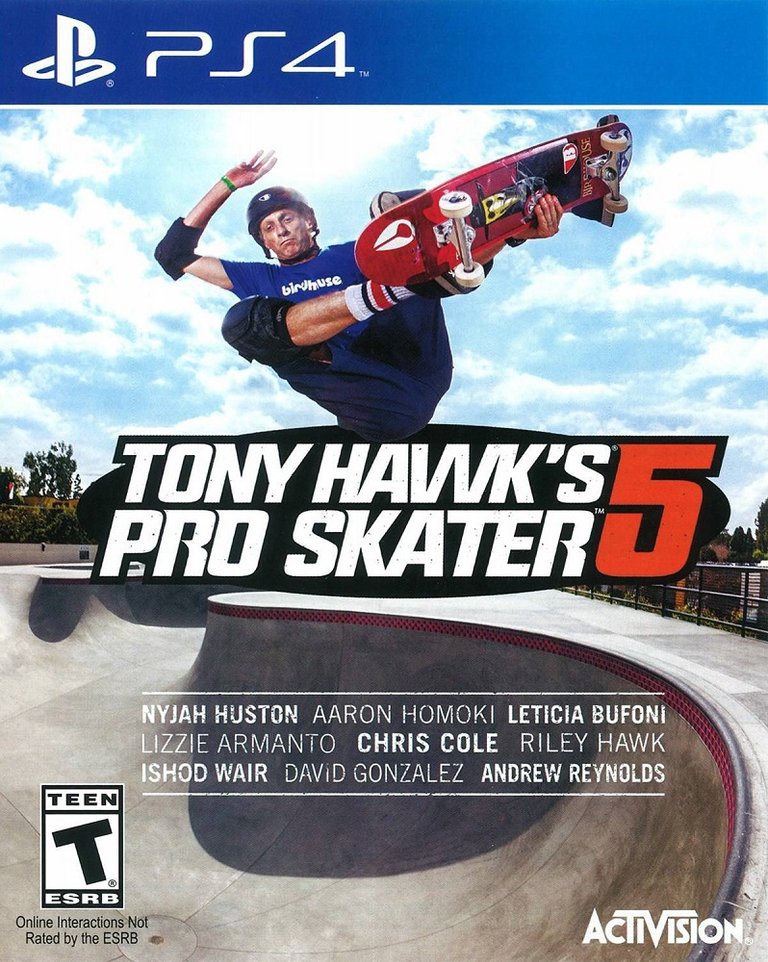 The Cover Shot For Tony Hawk's Pro Skater 5 Game