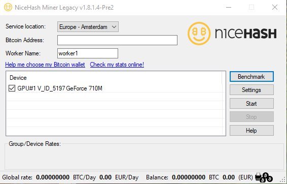 Nicehash mineur