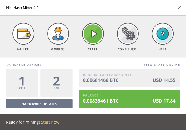 Nicehash mineur 2