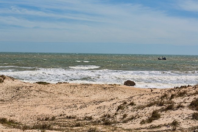 A few minutes before Hồ Linh lake in Bình Châu, Xuyên Mộc District