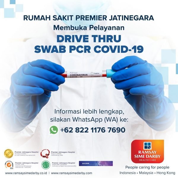 Drive thru swab PCR RS Premier Jatinegara