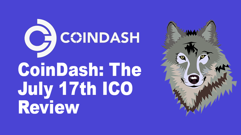 WolfofCrypto: CoinDash Ico Review
