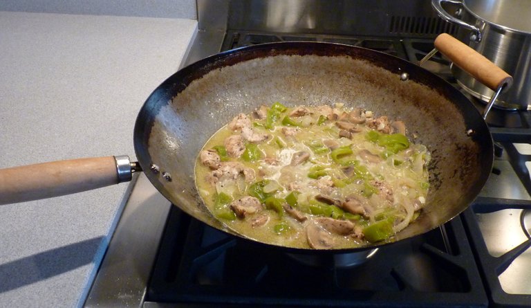 stroganoff everything in wok