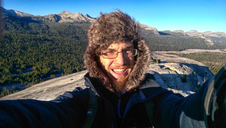 Picture of me on Lembert Dome in Yosemite