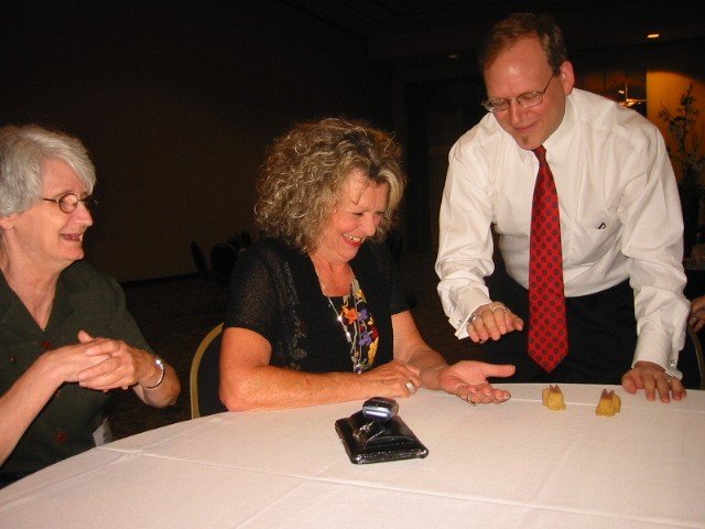 Magician Bo Gulledge performs the Bunnies!