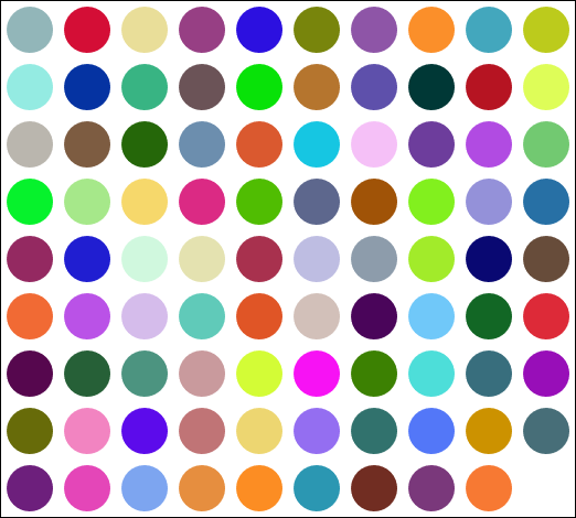 89 dots