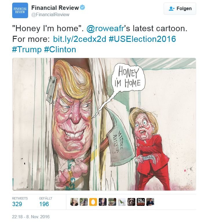 International Cartoonists: Trump Election