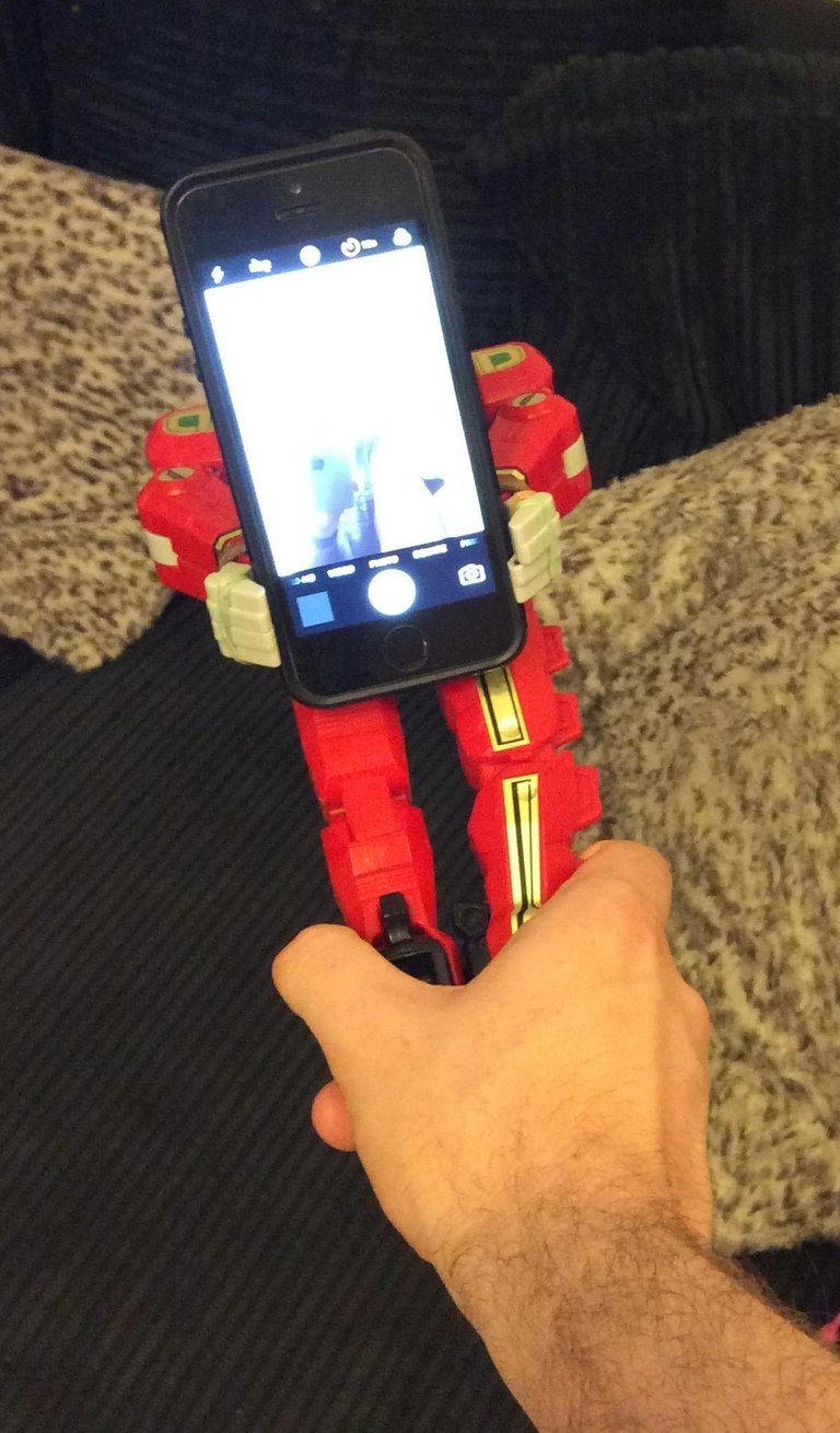 Red Selfie Zord Go!